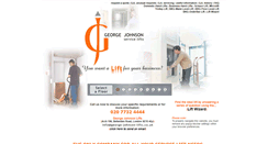 Desktop Screenshot of george-johnson-lifts.co.uk